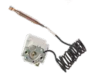 Pièce détachée générateur combustion indirecte Thermostat de sécurité à réarmement manuel bulbe 2066mm POWRMATIC